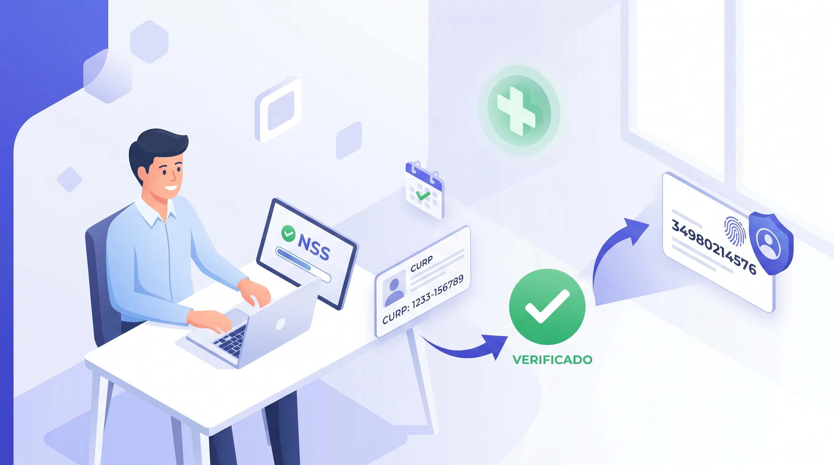 Consulta rápida de NSS con CURP — dashboard Consulta Única